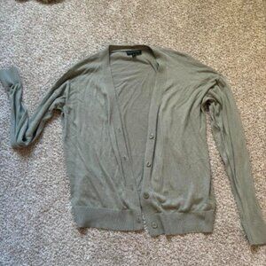 Banana Republic Jade Green Cardigan Sz Med